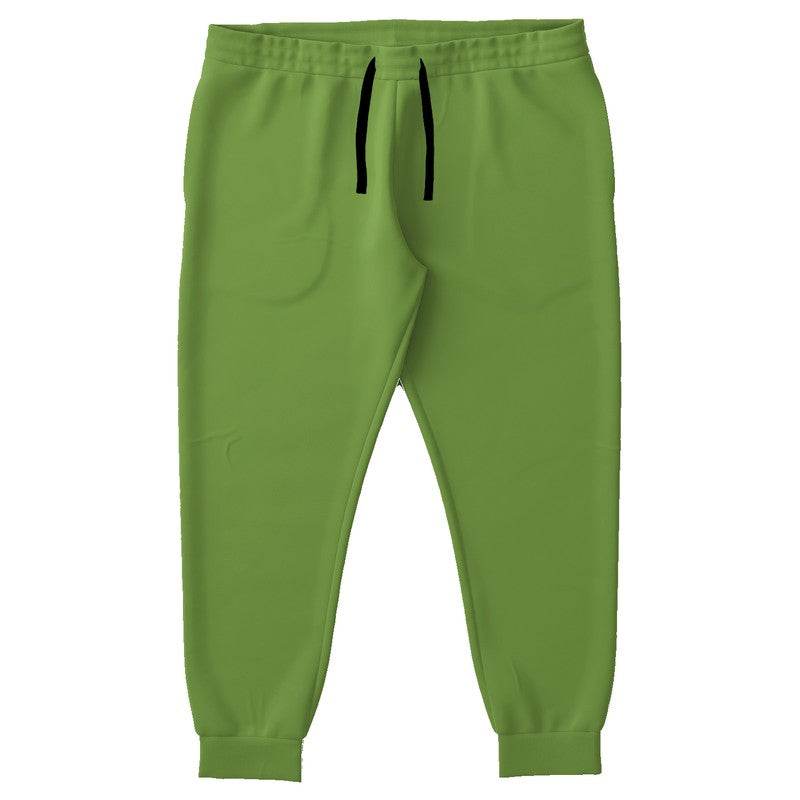 Medium-Dark Medium Lime Joggers PLUS (GL3-ME-MD) - Front PLUS