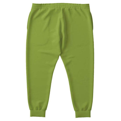 Medium-Dark Medium Lime Joggers PLUS (L-ME-MD) - Back PLUS