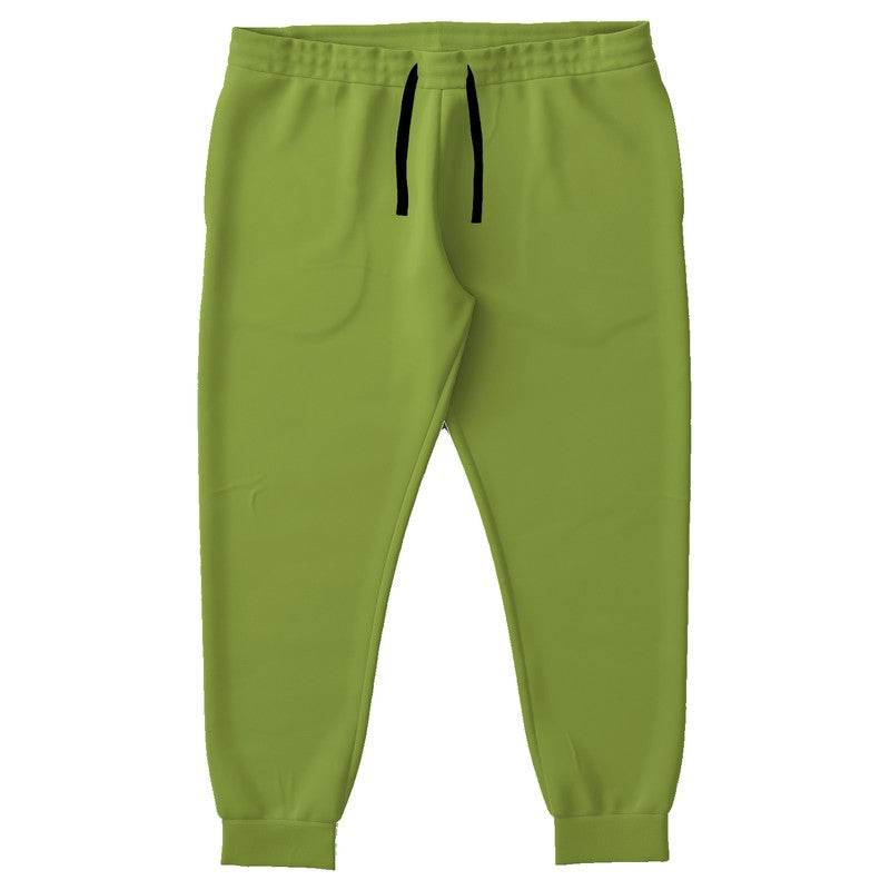 Medium-Dark Medium Lime Joggers PLUS (L-ME-MD) - Front PLUS