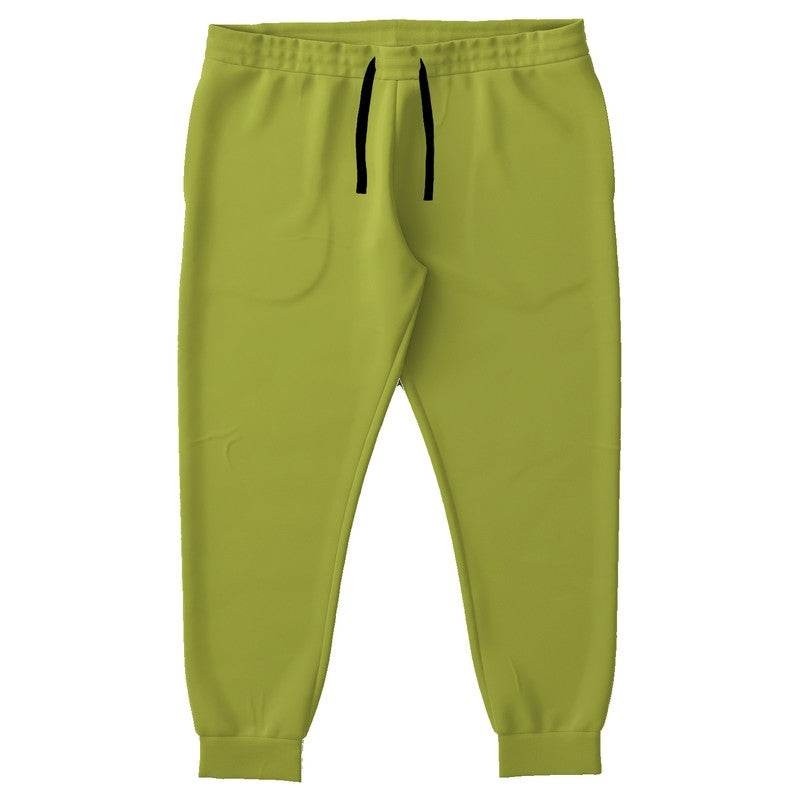 Medium-Dark Medium Lime Joggers PLUS (LY1-ME-MD) - Front PLUS
