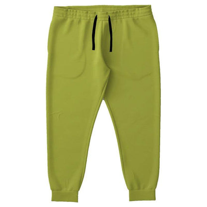 Medium-Dark Medium Lime Joggers PLUS (LY1-ME-MD) - Front PLUS