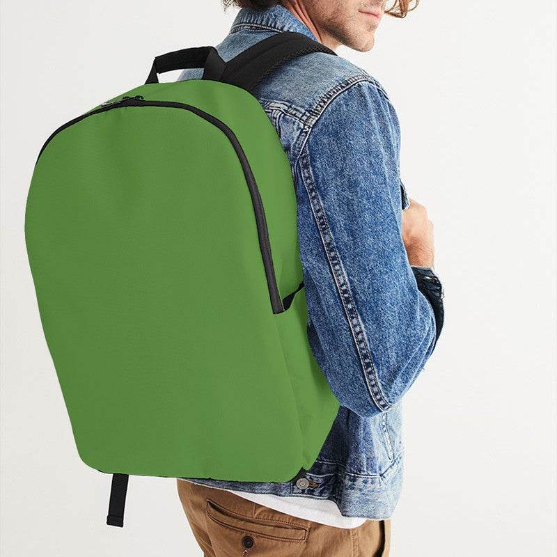 Medium-Dark Medium Lime Waterproof Backpack (GL2-ME-MD) - Man CloseUp