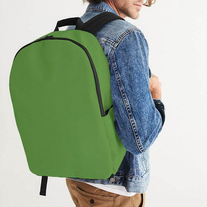 Medium-Dark Medium Lime Waterproof Backpack (GL2-ME-MD) - Man CloseUp