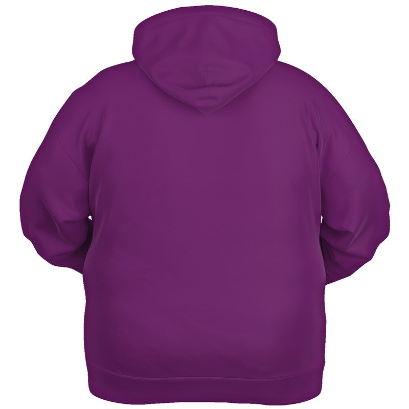 Medium-Dark Medium Magenta Hoodie PLUS (M-ME-MD) - Ghost Back PLUS