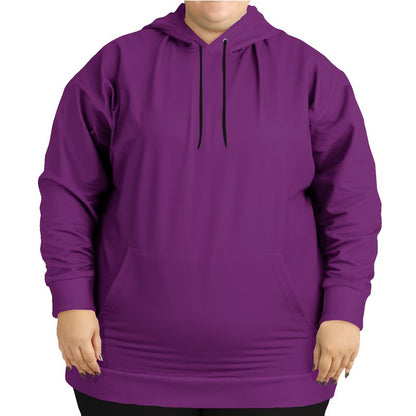 Medium-Dark Medium Magenta Hoodie PLUS (M-ME-MD) - Woman Front PLUS