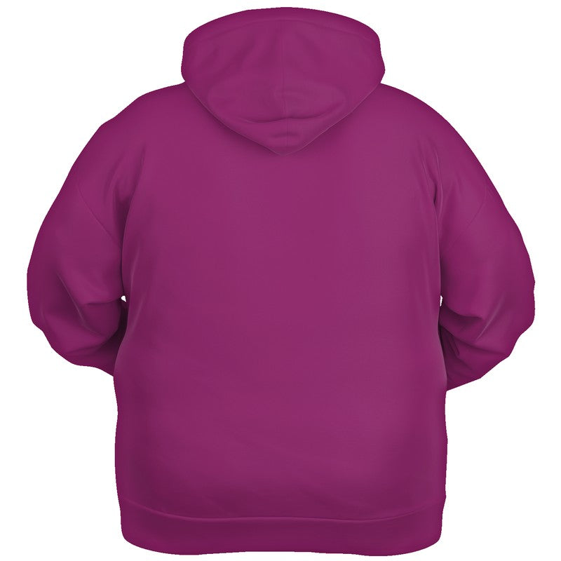 Medium-Dark Medium Magenta Hoodie PLUS (PIM2-ME-MD) - Ghost Back PLUS
