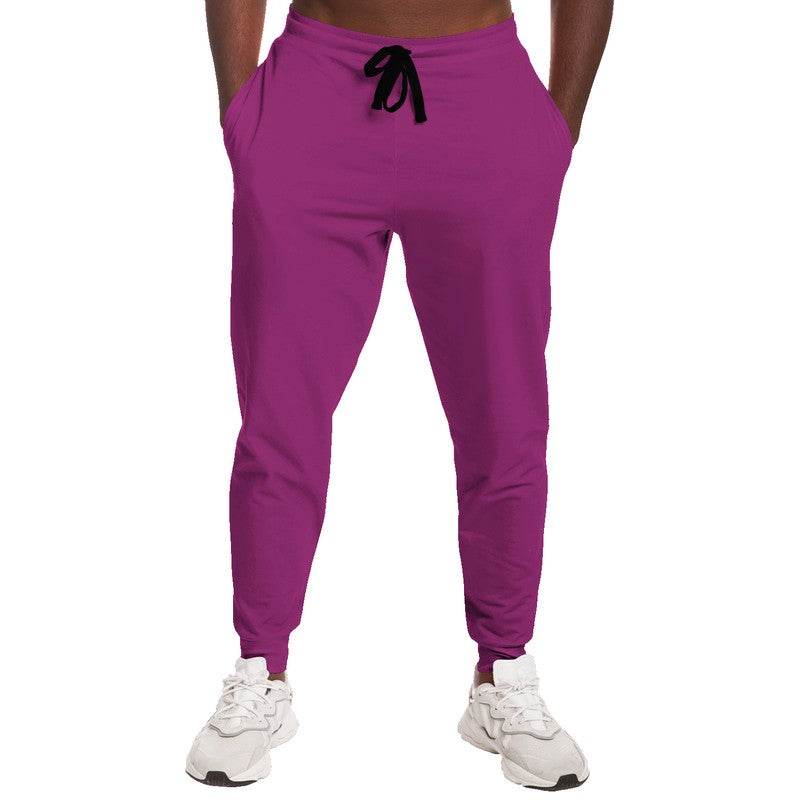 Medium-Dark Medium Magenta Joggers (PIM2-ME-MD) - Man Front