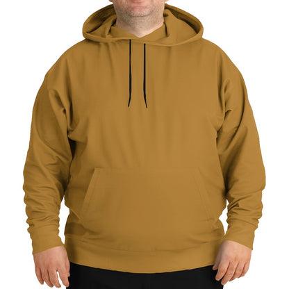 Medium-Dark Medium Orange Hoodie PLUS (YO2-ME-MD) - Man Front PLUS