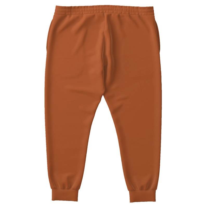 Medium-Dark Medium Orange Joggers PLUS (OR2-ME-MD) - Back PLUS