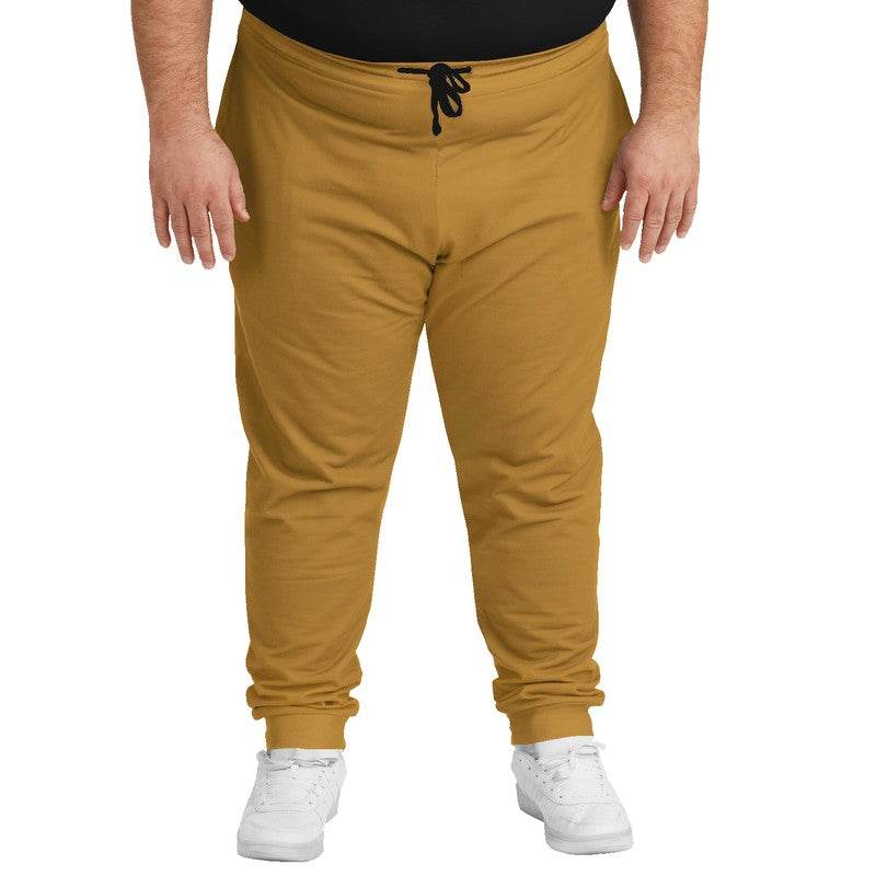 Medium-Dark Medium Orange Joggers PLUS (YO2-ME-MD) - Man Front PLUS
