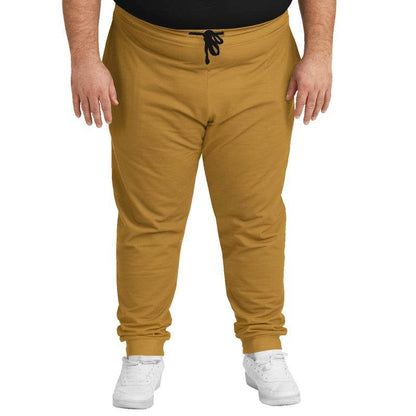Medium-Dark Medium Orange Joggers PLUS (YO2-ME-MD) - Man Front PLUS