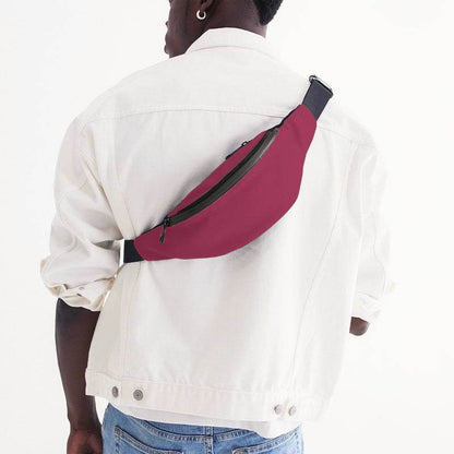 Medium-Dark Medium Pink Belt Bag (RPI3-ME-MD) - Man Back