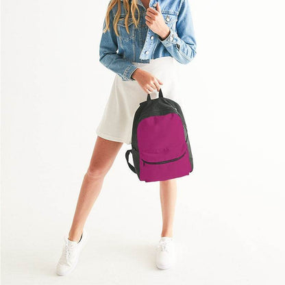 Medium-Dark Medium Pink Canvas Backpack (PIM1-ME-MD) - Woman