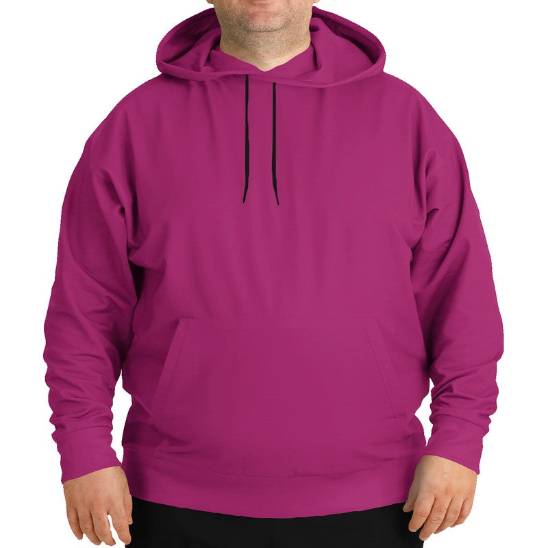 Medium-Dark Medium Pink Hoodie PLUS (PIM1-ME-MD) - Man Front PLUS