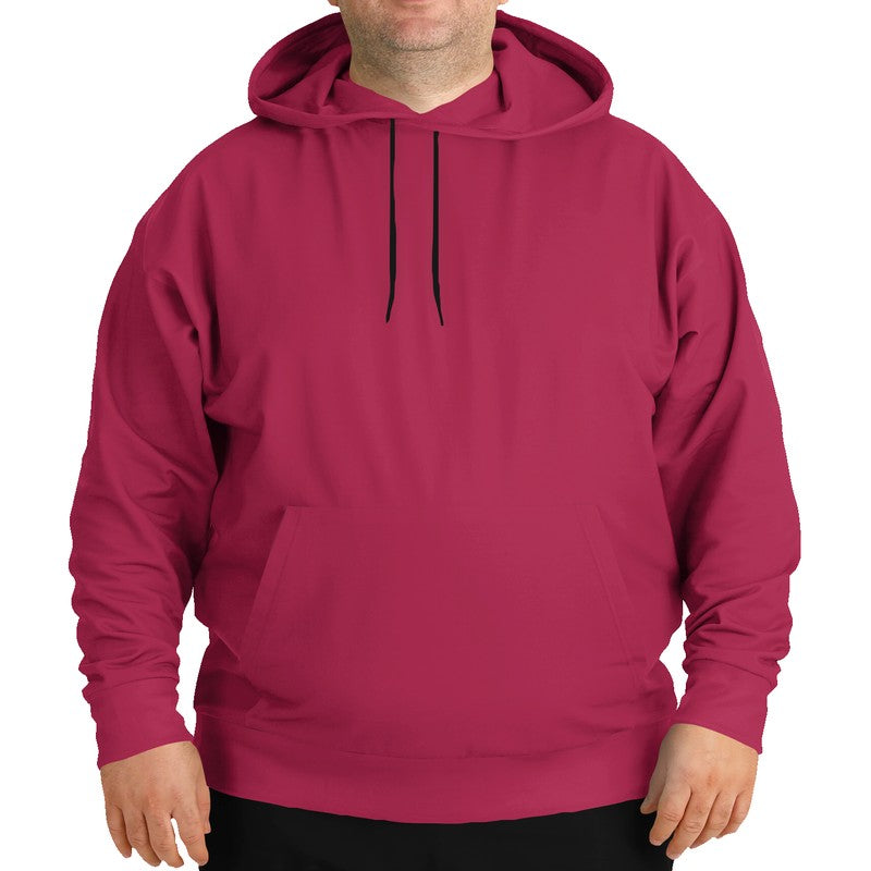 Medium-Dark Medium Pink Hoodie PLUS (RPI3-ME-MD) - Man Front PLUS
