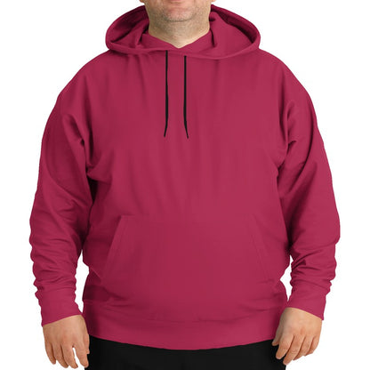 Medium-Dark Medium Pink Hoodie PLUS (RPI3-ME-MD) - Man Front PLUS