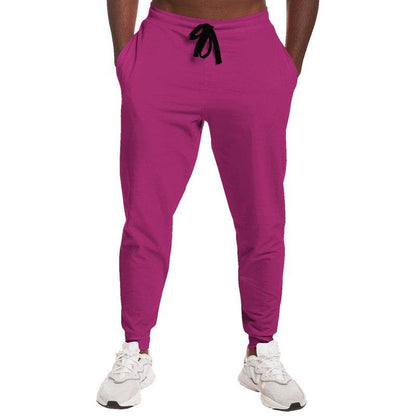 Medium-Dark Medium Pink Joggers (PIM1-ME-MD) - Man Front