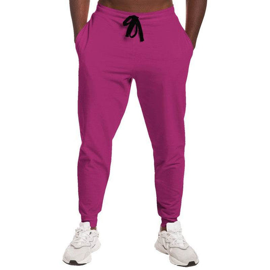 Medium-Dark Medium Pink Joggers (PIM1-ME-MD) - Man Front