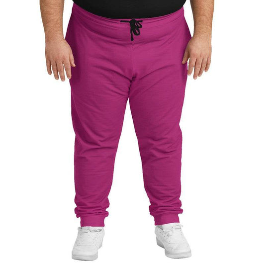 Medium-Dark Medium Pink Joggers PLUS (PIM1-ME-MD) - Man Front PLUS