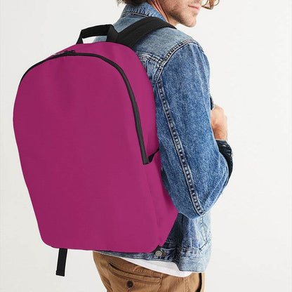 Medium-Dark Medium Pink Waterproof Backpack (PIM1-ME-MD) - Man CloseUp