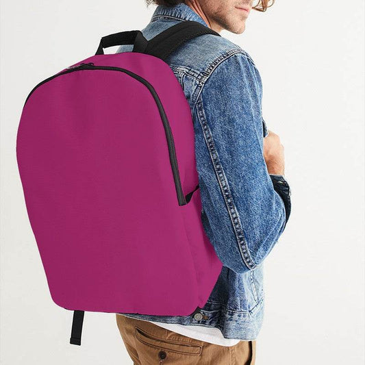 Medium-Dark Medium Pink Waterproof Backpack (PIM1-ME-MD) - Man CloseUp