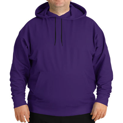 Medium-Dark Medium Purple Hoodie PLUS (PU-ME-MD) - Man Front PLUS