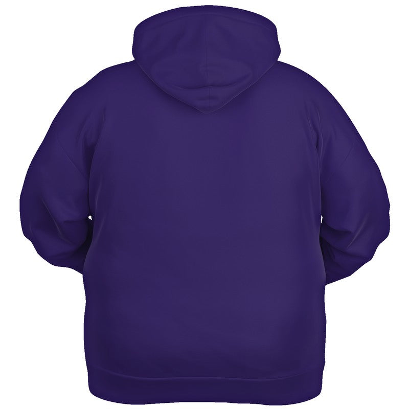 Medium-Dark Medium Purple Hoodie PLUS (PUI1-ME-MD) - Ghost Back PLUS