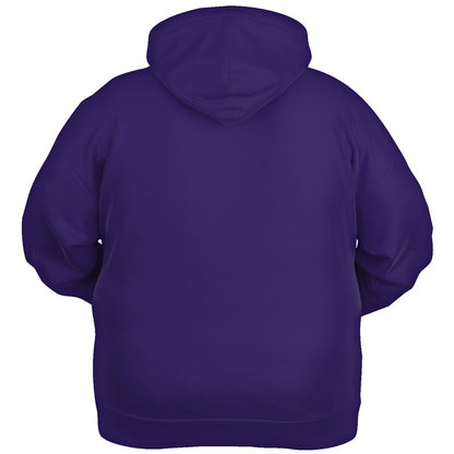Medium-Dark Medium Purple Hoodie PLUS (PUI1-ME-MD) - Ghost Back PLUS