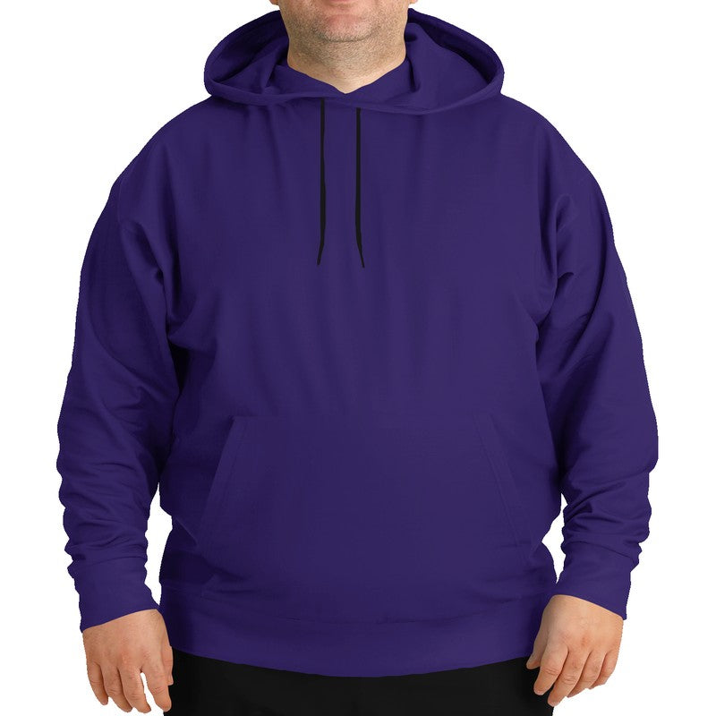 Medium-Dark Medium Purple Hoodie PLUS (PUI1-ME-MD) - Man Front PLUS