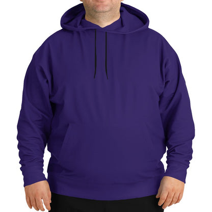Medium-Dark Medium Purple Hoodie PLUS (PUI1-ME-MD) - Man Front PLUS