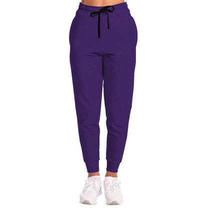 Medium-Dark Medium Purple Joggers (PU-ME-MD) - Woman Front