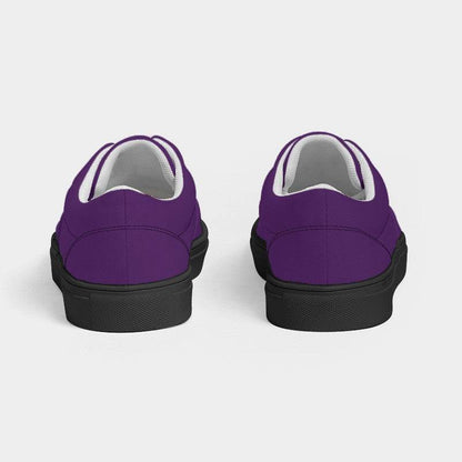 Medium-Dark Medium Purple Men's Canvas Sneakers (MPU2-ME-MD) - Back
