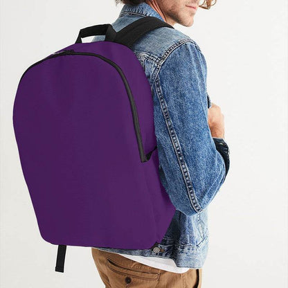 Medium-Dark Medium Purple Waterproof Backpack (MPU2-ME-MD) - Man CloseUp