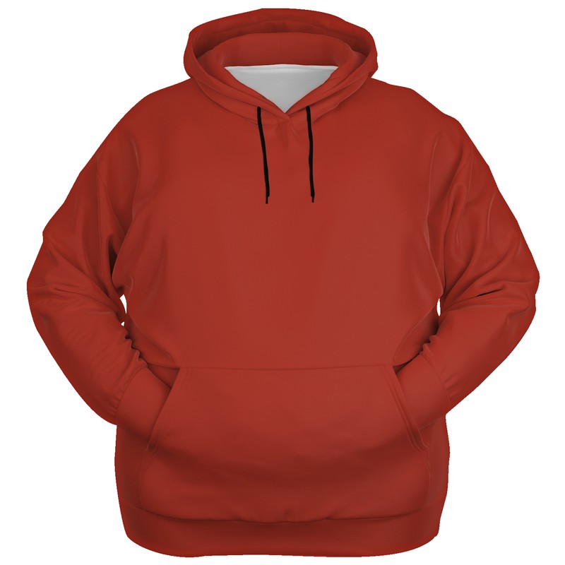 Medium-Dark Medium Red Hoodie PLUS (R-ME-MD) - Ghost Front PLUS