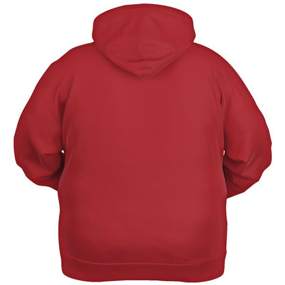 Medium-Dark Medium Red Hoodie PLUS (RPI1-ME-MD) - Ghost Back PLUS
