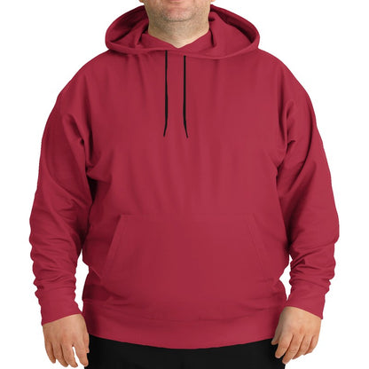 Medium-Dark Medium Red Hoodie PLUS (RPI2-ME-MD) - Man Front PLUS