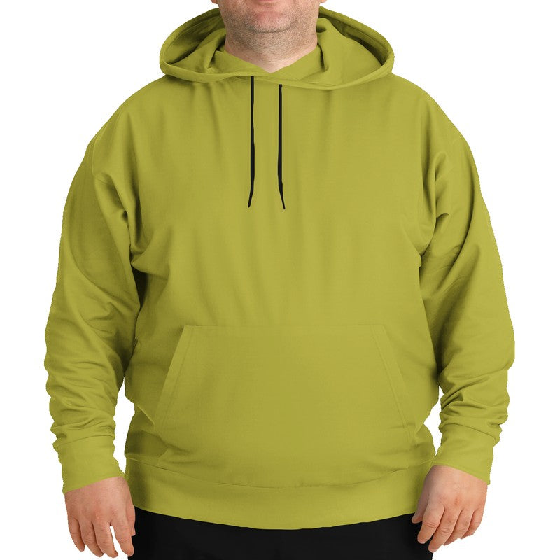 Medium-Dark Medium Yellow Hoodie PLUS (LY2-ME-MD) - Man Front PLUS