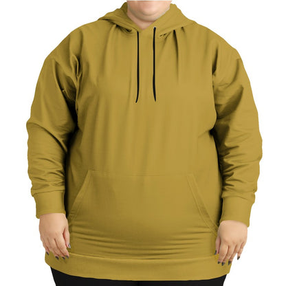 Medium-Dark Medium Yellow Hoodie PLUS (Y-ME-MD) - Woman Front PLUS