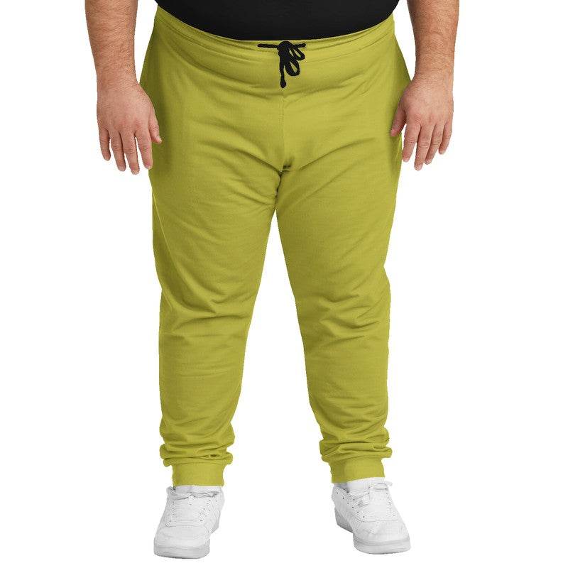 Medium-Dark Medium Yellow Joggers PLUS (LY2-ME-MD) - Man Front PLUS