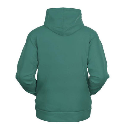 Medium-Dark Muted Blue-Green Hoodie (BG-MU-MD) - Ghost Back
