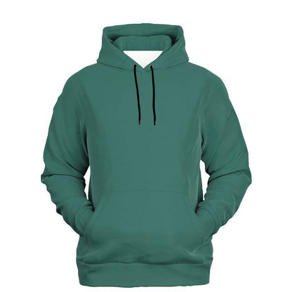 Medium-Dark Muted Blue-Green Hoodie (BG-MU-MD) - Ghost Front