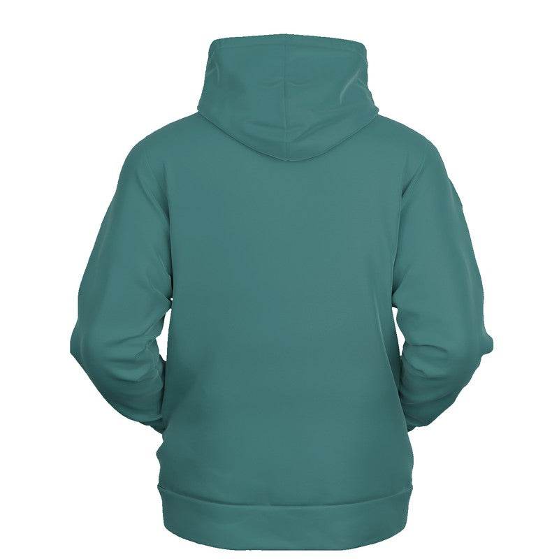 Medium-Dark Muted Blue-Green Hoodie (CBG2-MU-MD) - Ghost Back