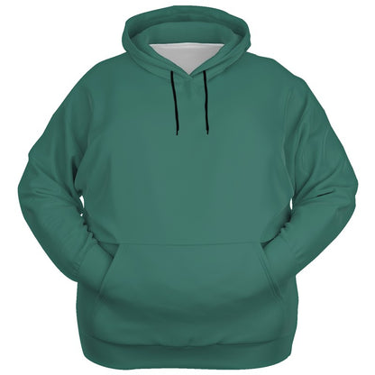 Medium-Dark Muted Blue-Green Hoodie PLUS (BG-MU-MD) - Ghost Front PLUS