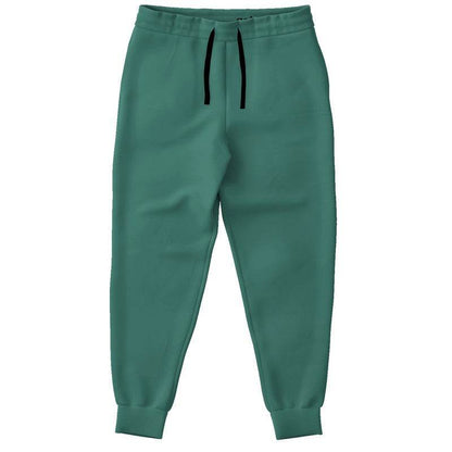 Medium-Dark Muted Blue-Green Joggers (BG-MU-MD) - Front