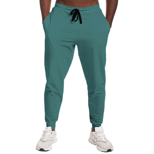 Medium-Dark Muted Blue-Green Joggers (CBG2-MU-MD) - Man Front
