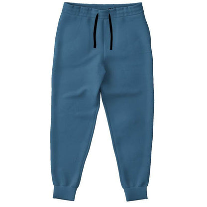 Medium-Dark Muted Blue Joggers (B-MU-MD) - Front