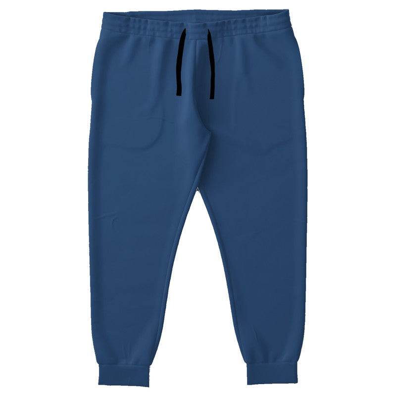 Medium-Dark Muted Blue Joggers PLUS (IB2-MU-MD) - Front PLUS