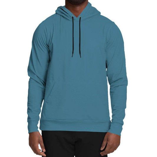 Medium-Dark Muted Cyan Hoodie (BC2-MU-MD) - Man Front