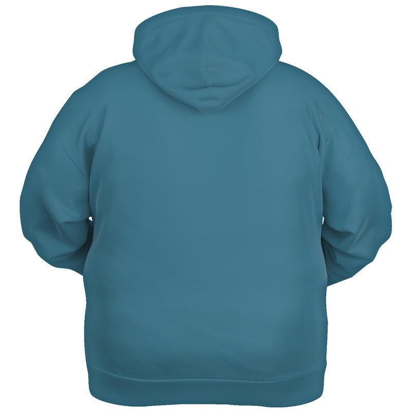 Medium-Dark Muted Cyan Hoodie PLUS (BC2-MU-MD) - Ghost Back PLUS