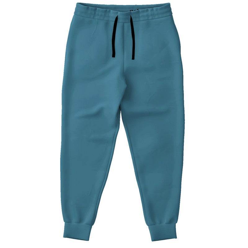 Medium-Dark Muted Cyan Joggers (BC2-MU-MD) - Front